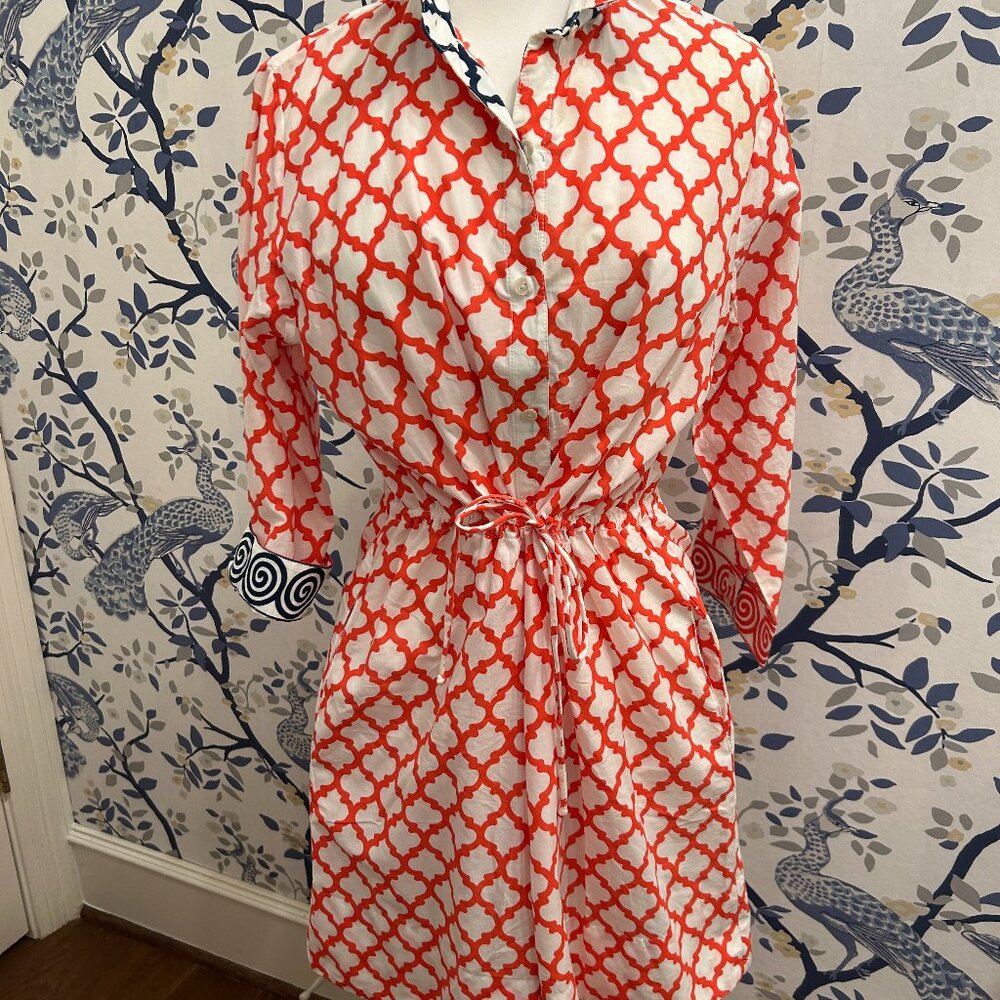 Gretchen Scott Cotton Pulley Dress in Size Large